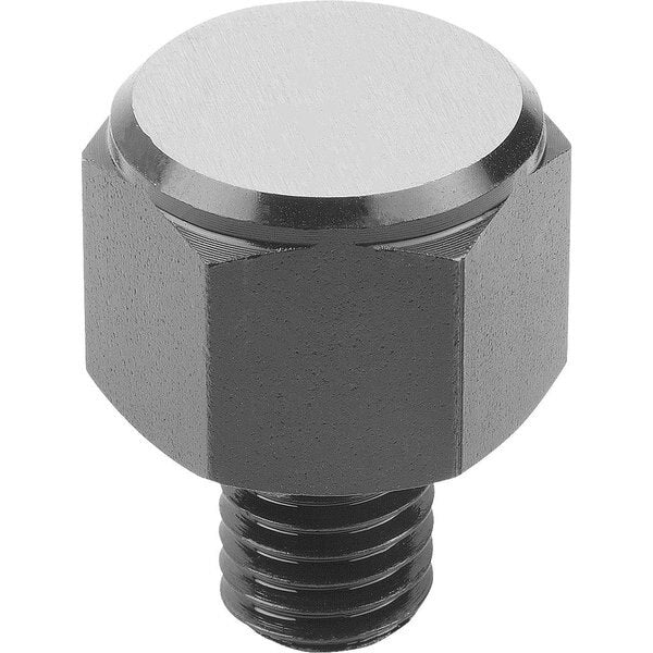 Positioning Foot, Form:A, Free-Cutting Steel Hardened A. Black Oxidise, Sw=13