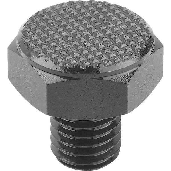 Positioning Foot, Form:C, Free-Cutting Steel Hardened A. Black Oxidise, Sw=13
