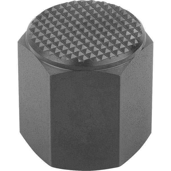 Positioning Foot, Form:F, Free-Cutting Steel Hardened A. Black Oxidise, Sw=19