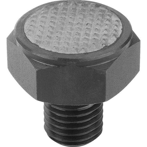 Positioning Foot, Form:K, Free-Cutting Steel Hardened A. Black Oxidise, Sw=22