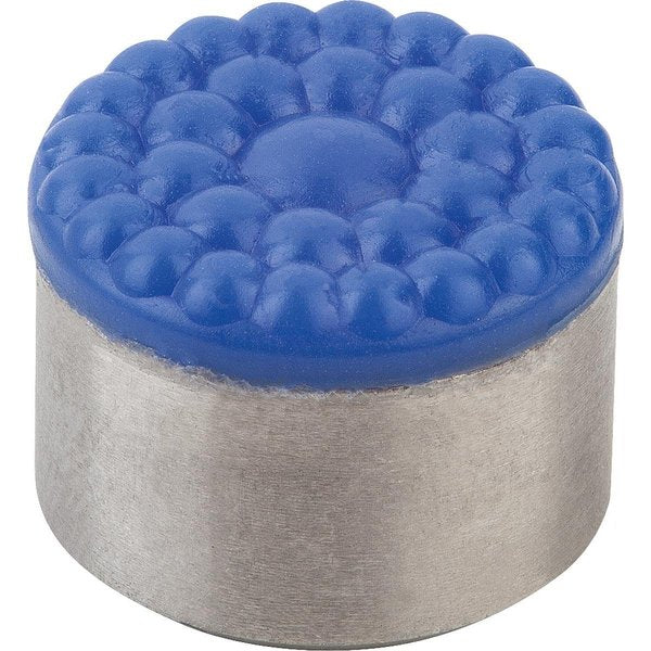 Grippers And Inserts Round D2=16, L3=12, Form:P Pearl-like, Stainless Polyurethane Surface,