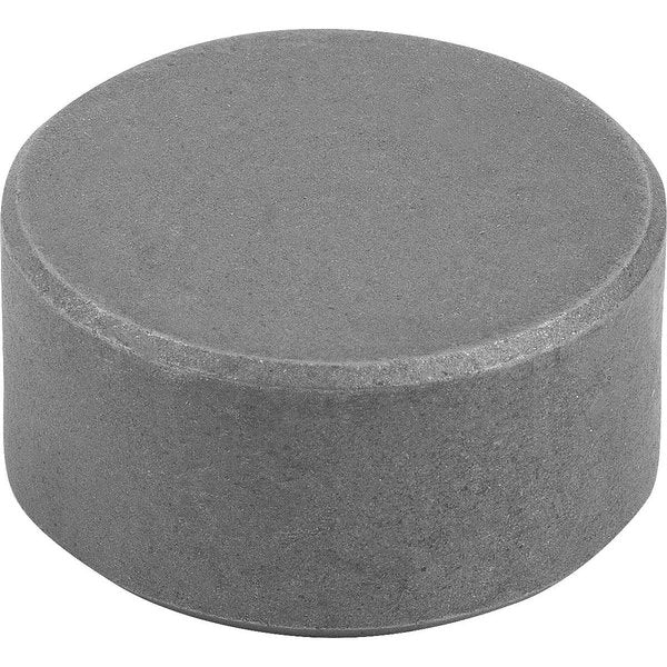 Grippers And Inserts Round D2=25, L3=12, Form:E Plane, Stainless Steel Hardened And Bright