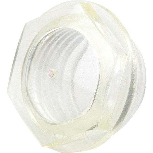 Oil Level Sight Glass D1=M20X1, 5, D=28, Form:A Without Reflector, Thermoplastic