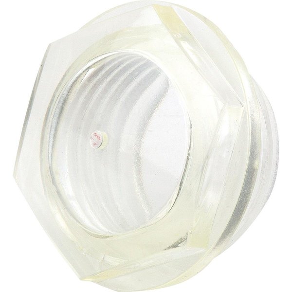 Oil Level Sight Glass D1=M18X1, 5, D=25, 5, Form:A Without Reflector, Thermoplastic