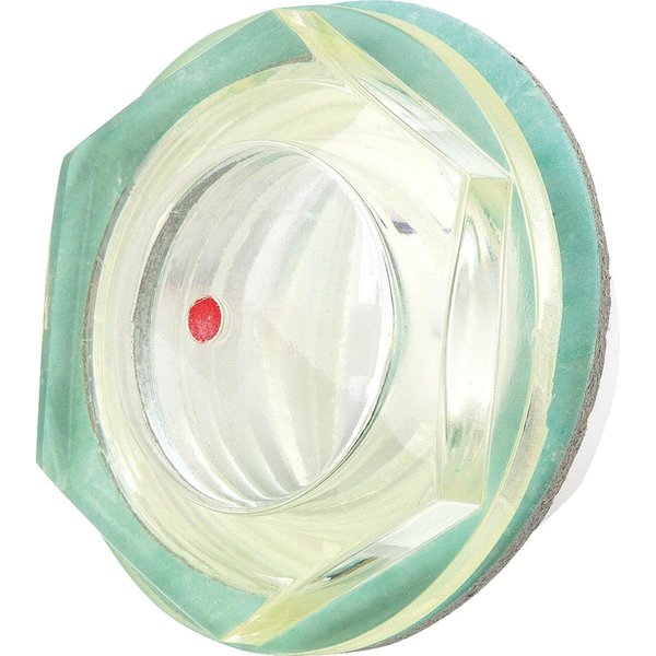 Oil Level Sight Glass D1=G1, D=42, Form:B With Reflector, Thermoplastic