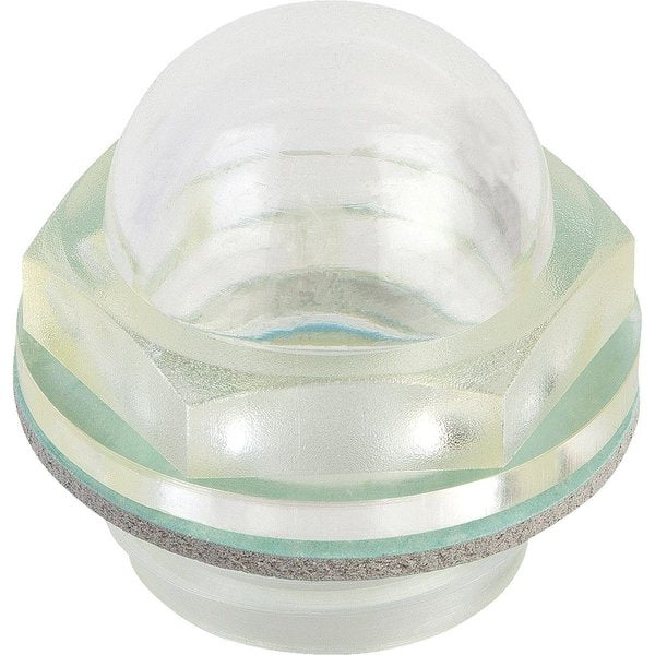Oil Level Sight Glass Domed Without Reflector, D1=G3/4, D=35, Thermoplastic