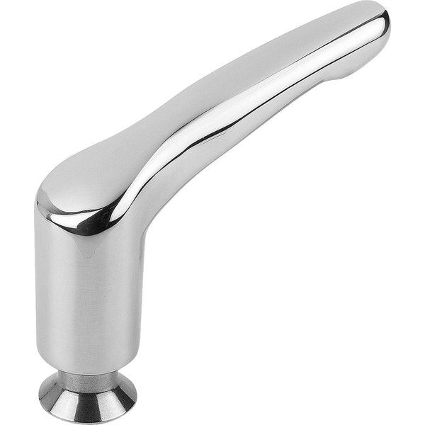 Adjustable Handle Hygienic UsitÂ® W. Collar Size:3 M08, Stainless 1.4404 Polished, Comp:70 Epdm 291