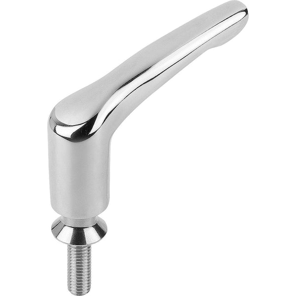 Adjustable Handle Hygienic UsitÂ® W. Collar Size:3 M08X16, Ss 1.4404 Polished, Comp:70 Epdm 291