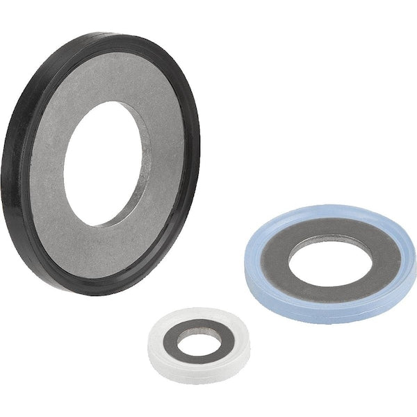 Seal And Shim Washer Hygienic UsitÂ®, D=8, 1, Stainless 1.4404, Comp:Fluoroprene Xp 45 Comp:Blue Ehedg
