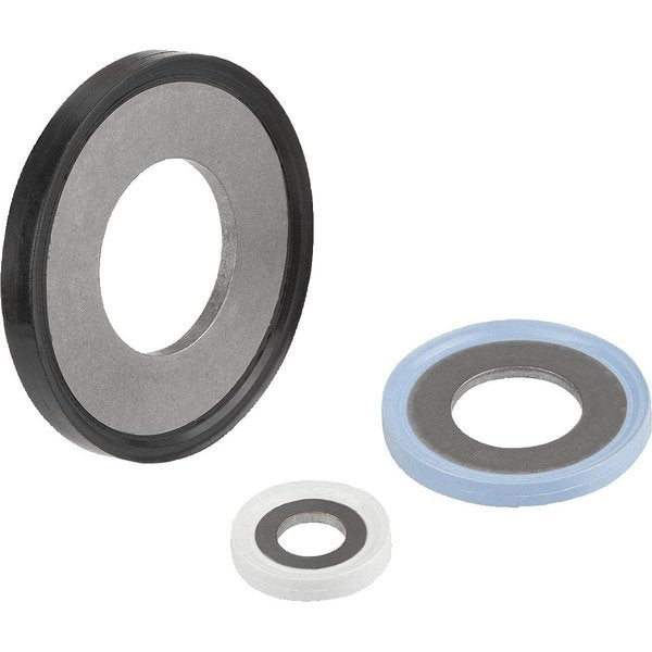 Seal And Shim Washer Hygienic UsitÂ®, D=4, 1, Stainless 1.4404, Comp:Fluoroprene Xp 45 Comp:Blue Ehedg