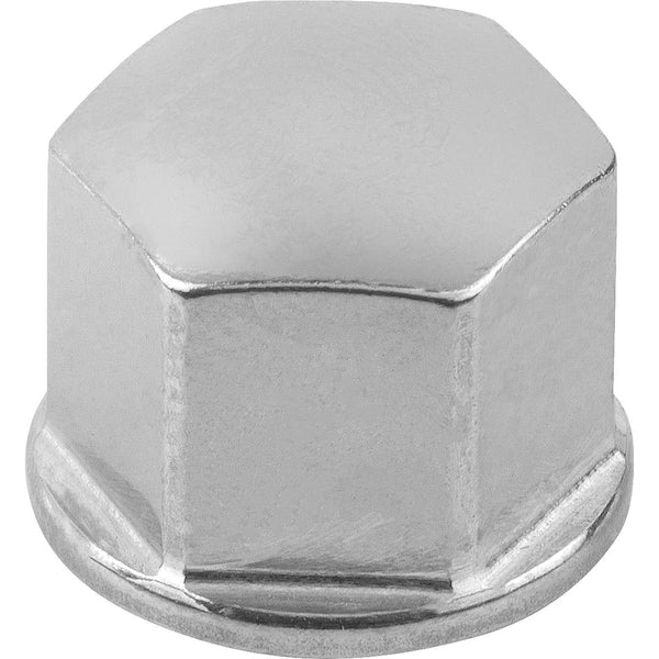 Cap Nut, M4, Stainless Steel, Polished, 6-1/2 mm H