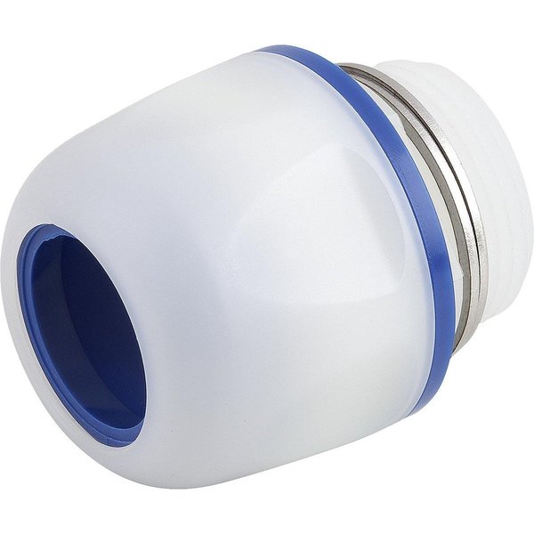 Cable Screw Hygienic Design M16X1, 5X9, H=25, Sw=22, Plastic Transparent, Comp:Tpu