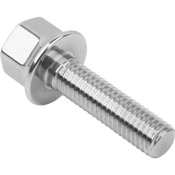 M8 Hex Head Cap Screw, Polished 316 Stainless Steel, 30 mm L