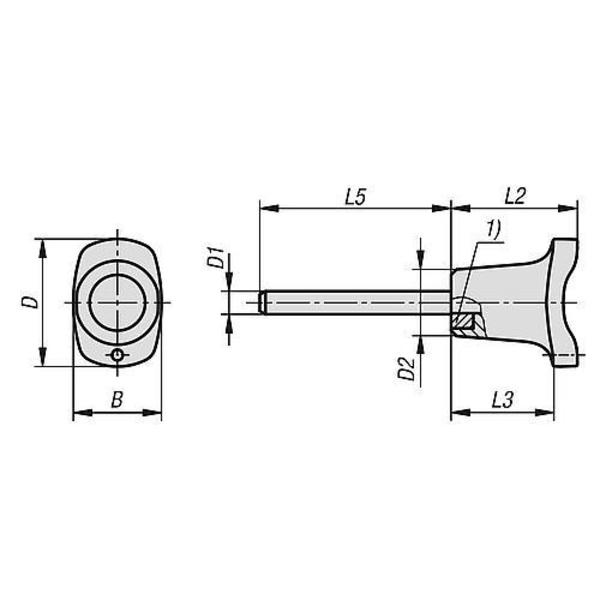 Locking Pins with magnetic axial lock