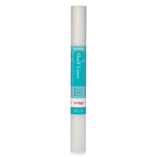 Premium Shelf Liner, Woven Clear 18