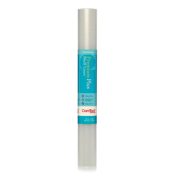 Premium Plus Shelf Liner, Nova Crystal Clear 18