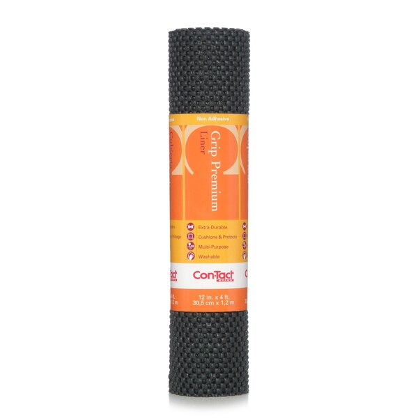 Grip Premium Drawer and Shelf Liner, Black 12