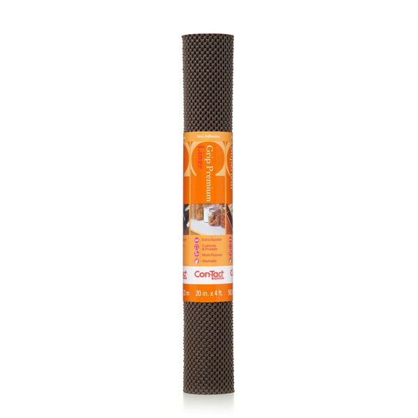 Grip Premium Drawer and Shelf Liner, Chocolate 20