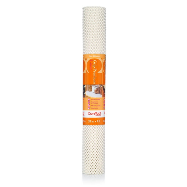 Grip Premium Drawer and Shelf Liner, Bright White 20