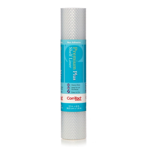 Premium Plus Shelf Liner, Nova Crystal Clear 12