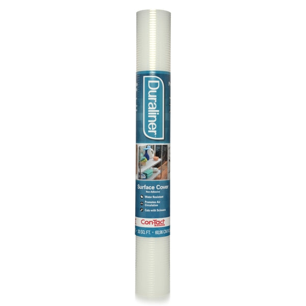 Duraliner Ribbed Shelf Liner, Clear 24