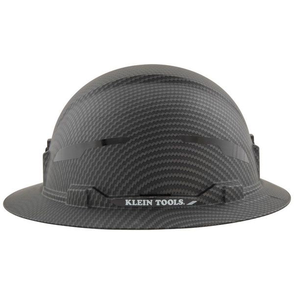 Hard Hat, Premium KARBNâ¢ Pattern, Non-Vented Full Brim, Class E
