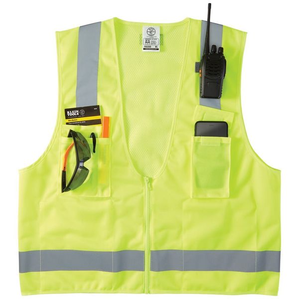 Safety Vest, High-Visibility Reflective Vest, XL