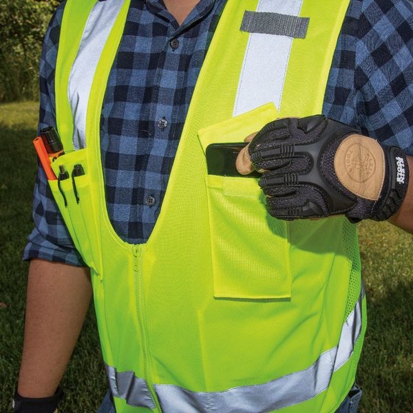 Safety Vest, High-Visibility Reflective Vest, XL