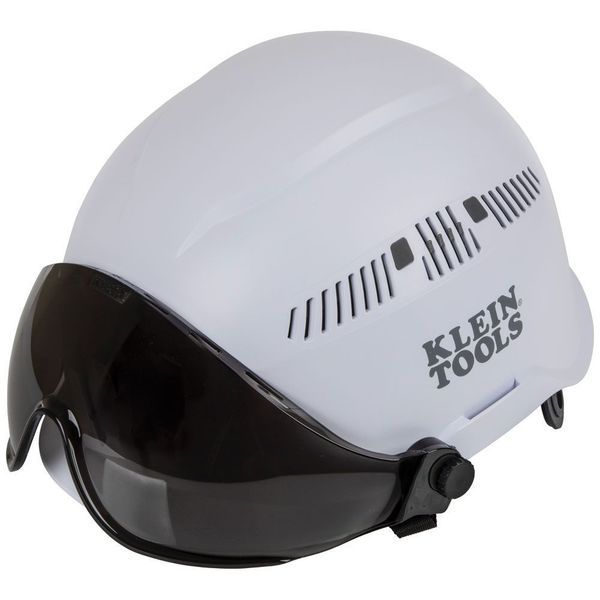 Safety Helmet Visor, Gray Tinted