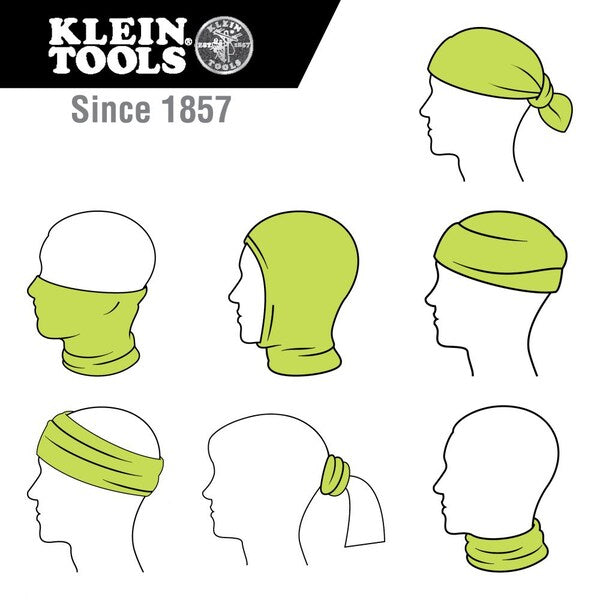 Neck and Face Cooling Band, High-Visibility Yellow
