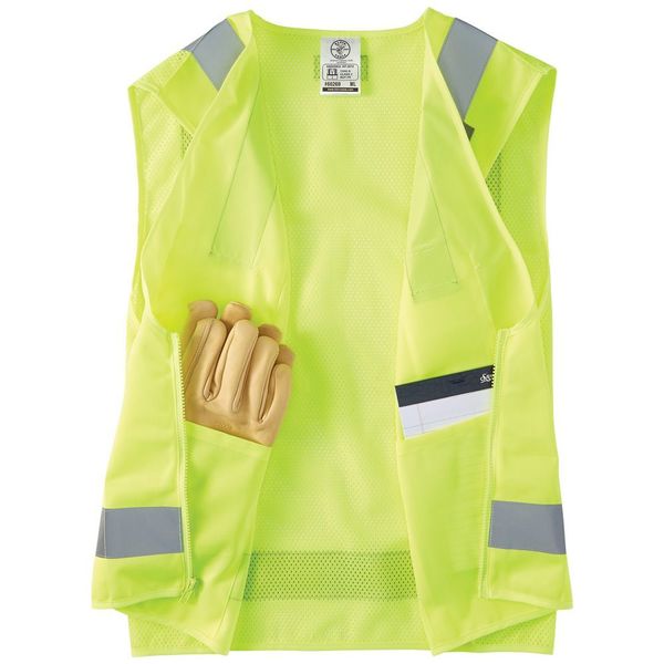 Safety Vest, High-Visibility Reflective Vest, XL