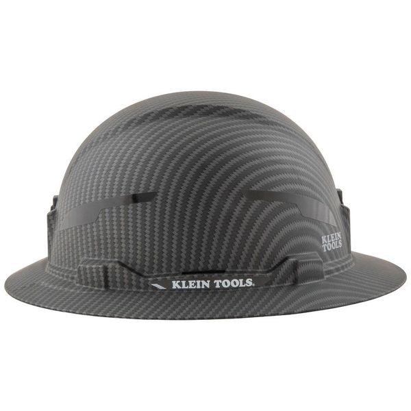 Hard Hat, Premium KARBNâ¢ Pattern, Non-Vented Full Brim, Class E