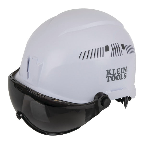 Safety Helmet Visor, Gray Tinted