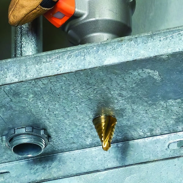 Step Drill Bit, Spiral DoubleFluted, 316Inch to 78Inch, VACO