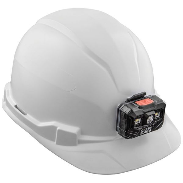 Front Brim Hard Hat with Lamp, Type 1, Class E