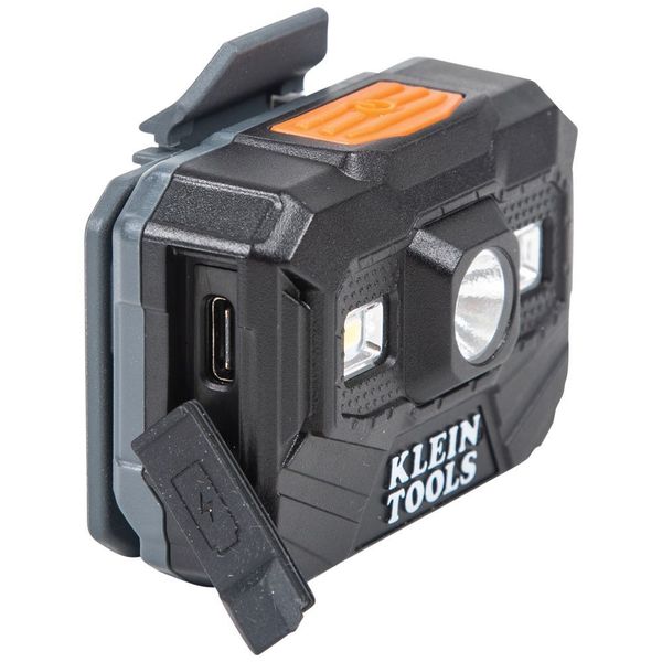 Rechargeable LED Headlamp and Work Light, For Hard Hats, 300 Lumens, Three Modes, All-Day Runtime