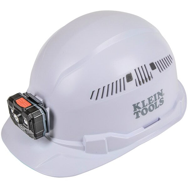 Front Brim Hard Hat with Lamp, Type 1, Class C