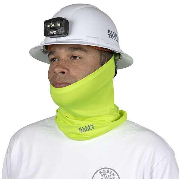 Neck and Face Cooling Band, High-Visibility Yellow