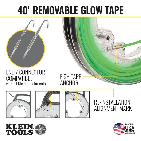 Glow in the Dark Fish Tape, 40 Ft