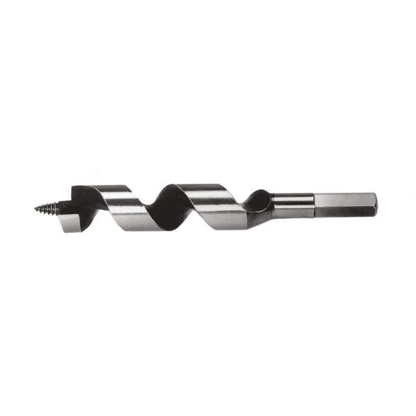 Steel Ship Auger Bit, Screw Point, 1 x 4-Inch