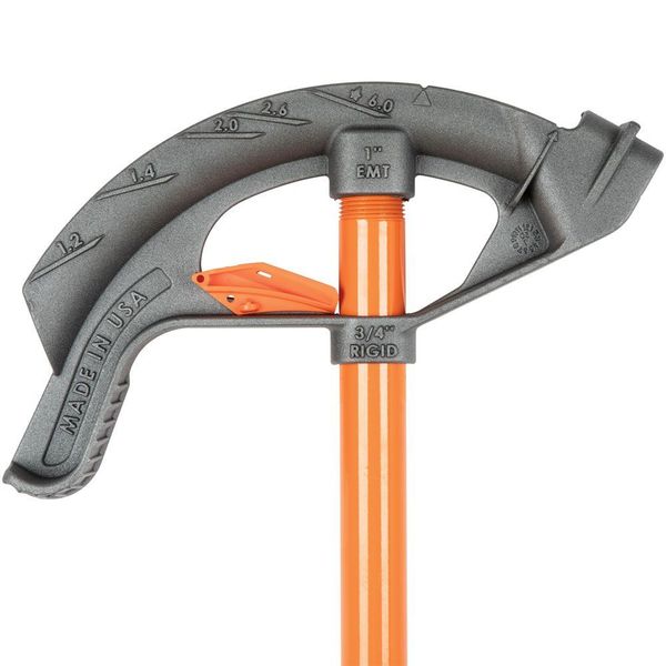 Iron Conduit Bender Full Assembly, 1-Inch EMT with Angle Setterâ¢
