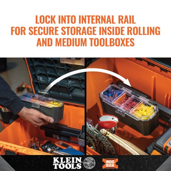 MODbox Parts Bin Rail Attachment