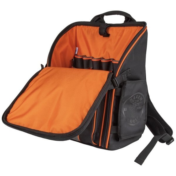1680d Ballistic Weave Body, Black/Orange/Gray, 19.25