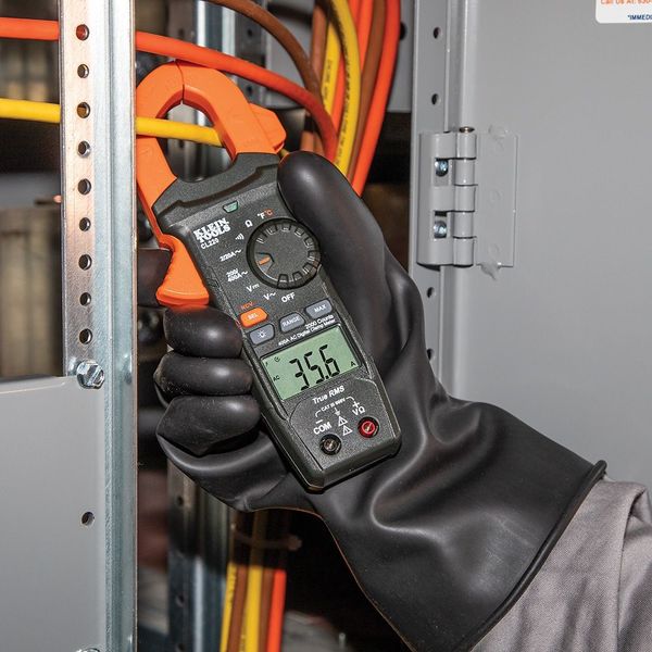 Digital Clamp Meter, AC Auto-Ranging 400 Amp with Temp
