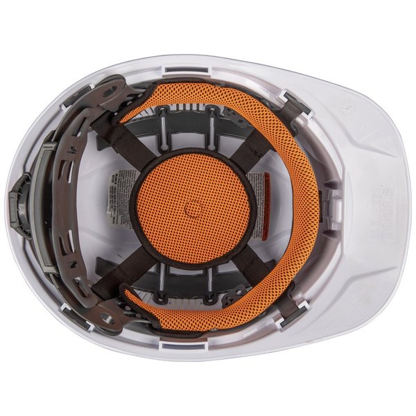Hard Hat, Vented, Cap Style, White