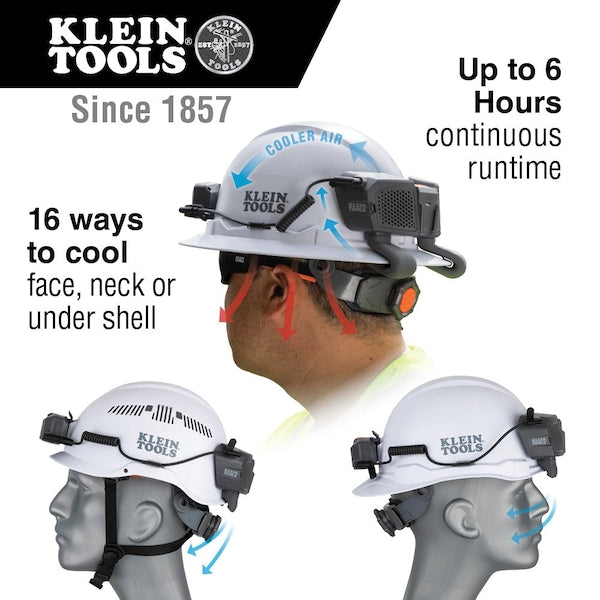Modular Battery for Klein Tools Cat. No. 60155 Hard Hat Cooling Fan