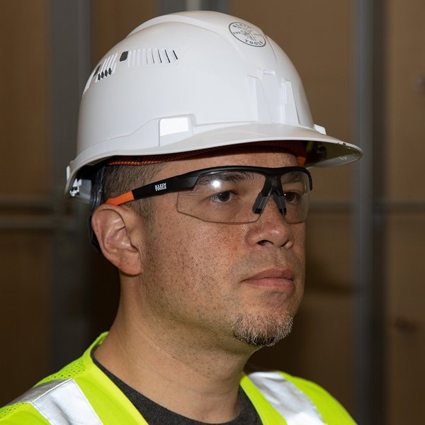 Safety Glasses, Semi-frame Clear