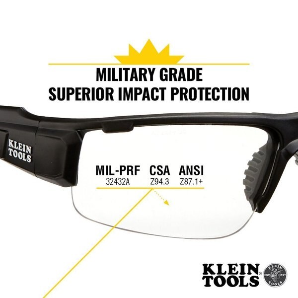 Professional Safety Glasses, Indoor/Outdoor Lens