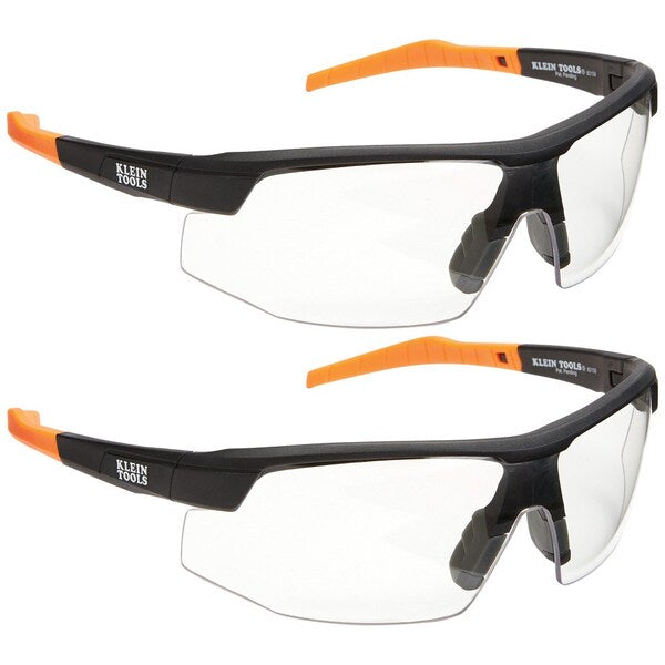 Safety Glasses, Semi-frame Clear