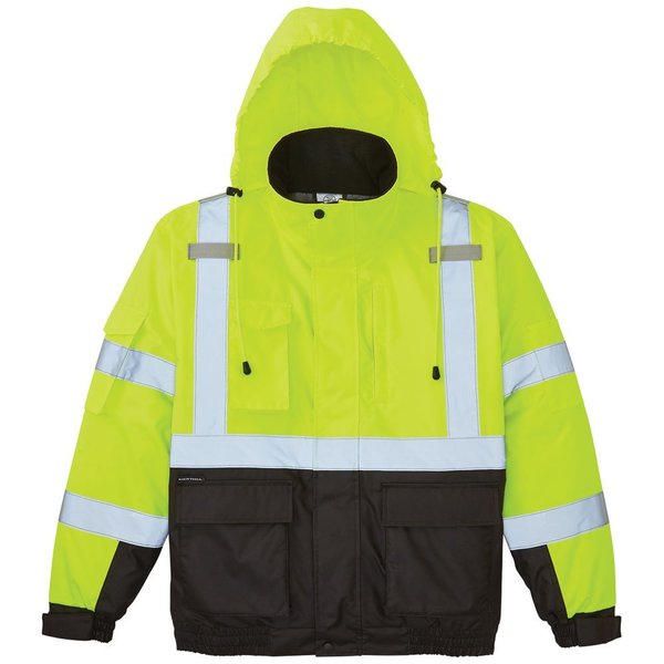 High-Visibility Winter Bomber Jacket, XL